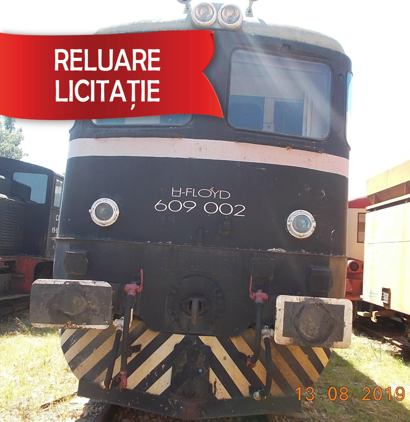 Mijloace de transport feroviar, lotul I, prima licitatie